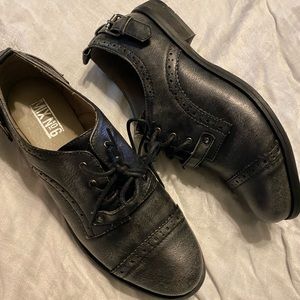Mix No 6 flat lace up oxfords